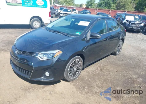 2015 Toyota Corolla S Plus z USA, uszkodzony, nr VIN 2T1BURHE9FC389673